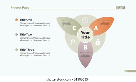 Three Petal Diagram Slide Template