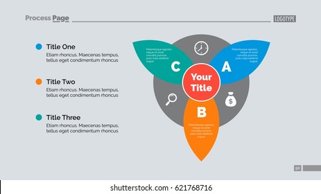 Three Petal Diagram Slide Template