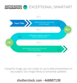 Three Phase Timeline Slide Template