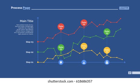 Three Point Charts Slide Template
