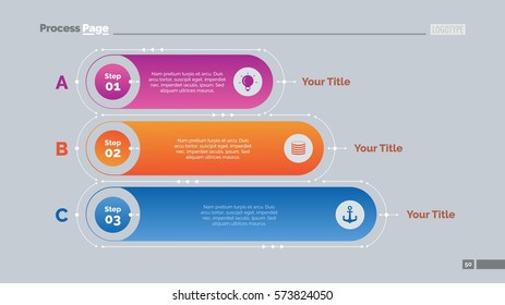 Three Points List Slide Template