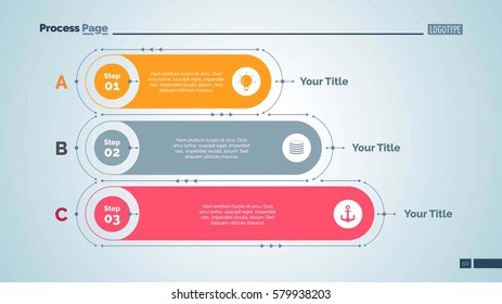 Three Points List Slide Template