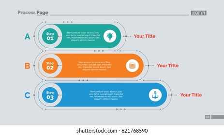 Three Points List Slide Template