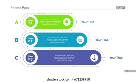 Three Points List Slide Template