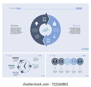 Three Production Slide Templates Set