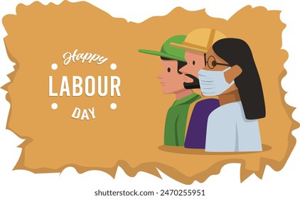 The three professions come together to celebrate Happy Labour Day