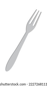 Three prong fork flat icon Equipment for eating Dishware