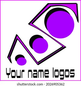 un logotipo de tres círculos morados 