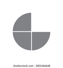 vector de fracción matemática de tres cuartos