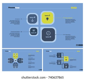 Three Recruitment Slide Templates Set