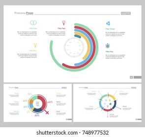 Three Research Slide Templates Set