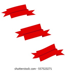 three ribbons
