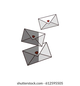 three romantics letters icon