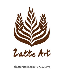 Three Rosetta Coffee Latte Art Logo, Icon, Symbol