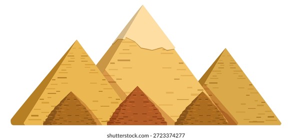 Tres dunas de arena con una montaña al fondo