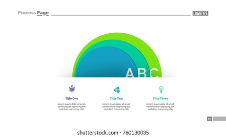 Three Semicircles Slide Template