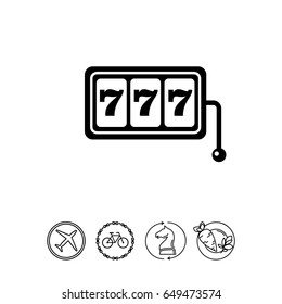 Three Seven Jackpot Display Icon