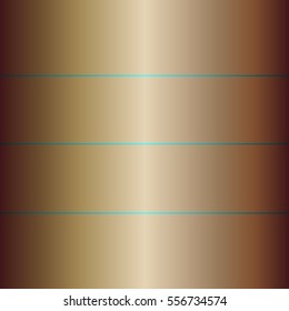 Three shiny blue lines with gold background