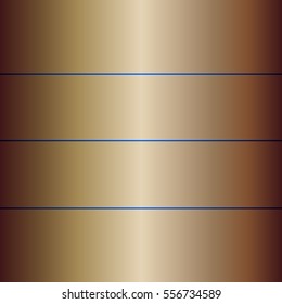 Three shiny blue lines with gold background
