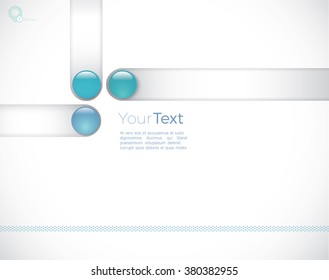 Three Shiny Blue Rounds 
