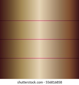 Three shiny pink lines with gold background