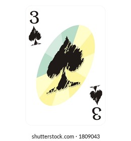 three of spades