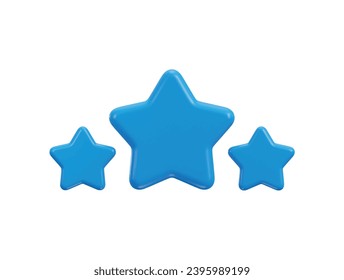 three star customer rating feedback rang rating achievements icon