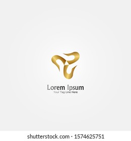 "Three star". Minimalist logo design.
Simple,digital and modern logo with smooth gradient effect.