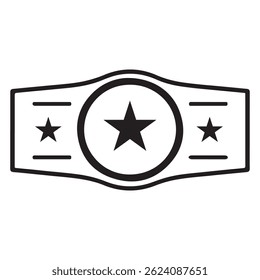 Three Stars Emblem vector Graphic
