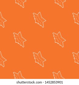 Three stars pattern vector orange for any web design best