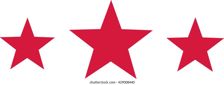 Three Stars Red