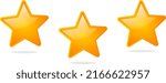 three stars vector with best quality