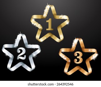 Three stars for winners