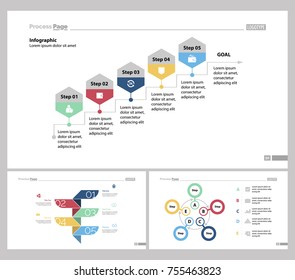 Three Startup Slide Templates Set