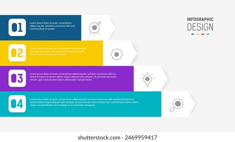 Three Step Infographic label design Vector template with line icons. process steps diagram, presentations, workflow layout, banner, flow chart, info graph vector illustration.