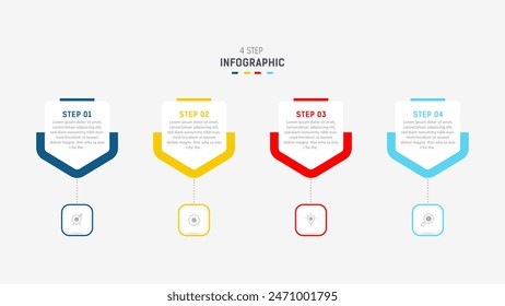 Drei-Stufen-Infografik-Label-Design-Vektorgrafik-Vorlage mit Liniensymbolen. Prozessschrittdiagramm, Präsentationen, Workflow-Layout, Banner, Flussdiagramm, Infografik-Vektorillustration.