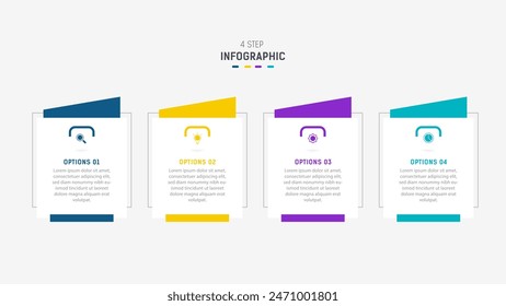 Three Step Infographic label design Vector template with line icons. process steps diagram, presentations, workflow layout, banner, flow chart, info graph vector illustration.