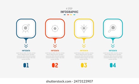Three Step Infographic label design Vector template with line icons. process steps diagram, presentations, workflow layout, banner, flow chart, info graph vector illustration.