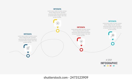 Drei-Stufen-Infografik-Label-Design-Vektorgrafik-Vorlage mit Liniensymbolen. Prozessschrittdiagramm, Präsentationen, Workflow-Layout, Banner, Flussdiagramm, Infografik-Vektorillustration.
