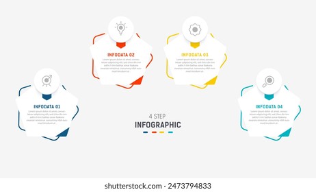 Three Step Infographic label design Vector template with line icons. process steps diagram, presentations, workflow layout, banner, flow chart, info graph vector illustration.