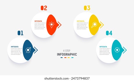 Drei-Stufen-Infografik-Label-Design-Vektorgrafik-Vorlage mit Liniensymbolen. Prozessschrittdiagramm, Präsentationen, Workflow-Layout, Banner, Flussdiagramm, Infografik-Vektorillustration.