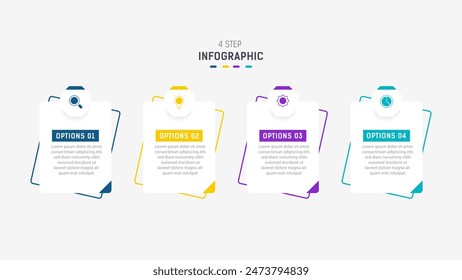 Drei-Stufen-Infografik-Label-Design-Vektorgrafik-Vorlage mit Liniensymbolen. Prozessschrittdiagramm, Präsentationen, Workflow-Layout, Banner, Flussdiagramm, Infografik-Vektorillustration.