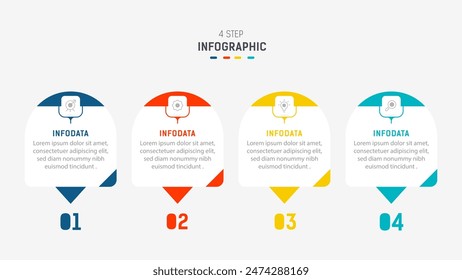 Three Step Infographic label design Vector template with line icons. process steps diagram, presentations, workflow layout, banner, flow chart, info graph vector illustration.