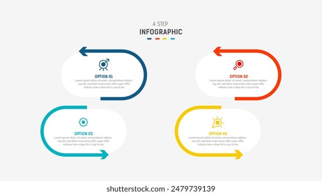 Three Step Infographic label design Vector template with line icons. process steps diagram, presentations, workflow layout, banner, flow chart, info graph vector illustration.