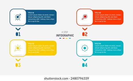 Three Step Infographic label design Vector template with line icons. process steps diagram, presentations, workflow layout, banner, flow chart, info graph vector illustration.