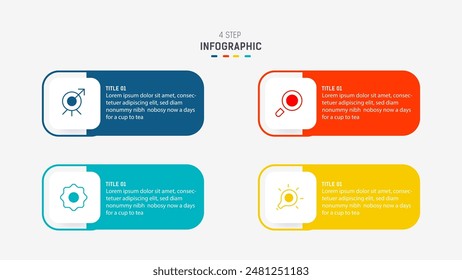 Drei-Stufen-Infografik-Label-Design-Vektorgrafik-Vorlage mit Liniensymbolen. Prozessschrittdiagramm, Präsentationen, Workflow-Layout, Banner, Flussdiagramm, Infografik-Vektorillustration.