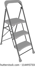 Three step ladder