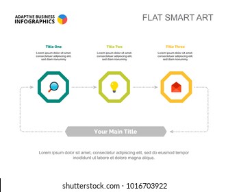 Three Steps Cycle Slide Template