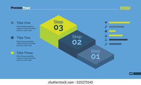 Three Steps Diagram Slide Template