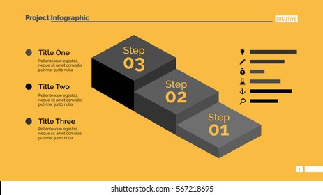 Three Steps Diagram Slide Template
